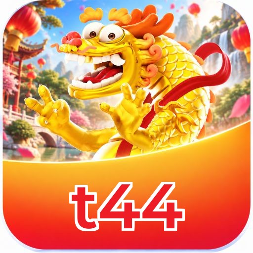 Interface da plataforma t44 mostrando slots populares e bônus de boas-vindas